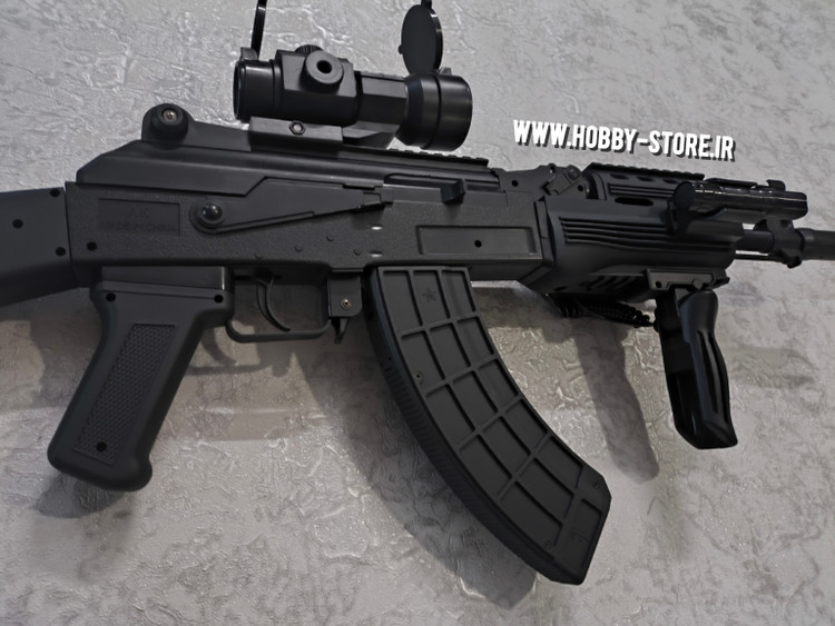 تفنگ اسباب بازی تیر ژلهای مدل کلاش AK12 فول اکسسوری زیبا و خفن