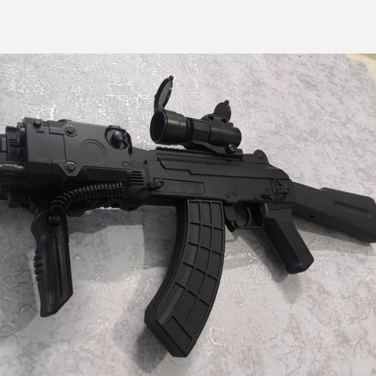تفنگ اسباب بازی تیر ژلهای مدل کلاش AK12 فول اکسسوری زیبا و خفن