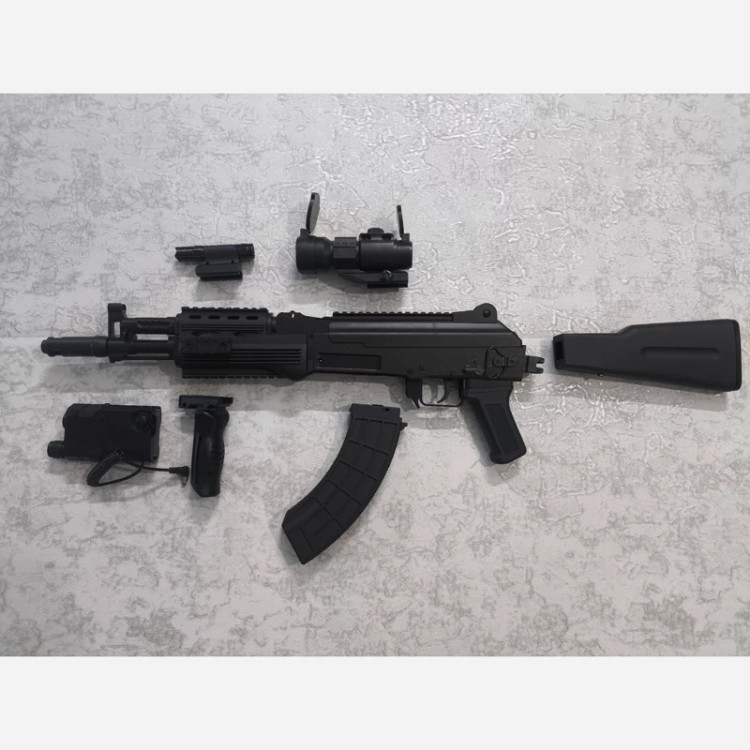 تفنگ اسباب بازی تیر ژلهای مدل کلاش AK12 فول اکسسوری زیبا و خفن
