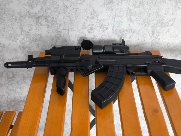 تفنگ اسباب بازی تیر ژلهای مدل کلاش AK12 فول اکسسوری زیبا و خفن