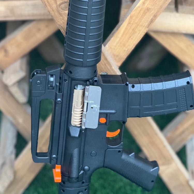 تفنگ اسباب بازی تیر ژلهای پرقدرت مدل M16 رنگ مشکی