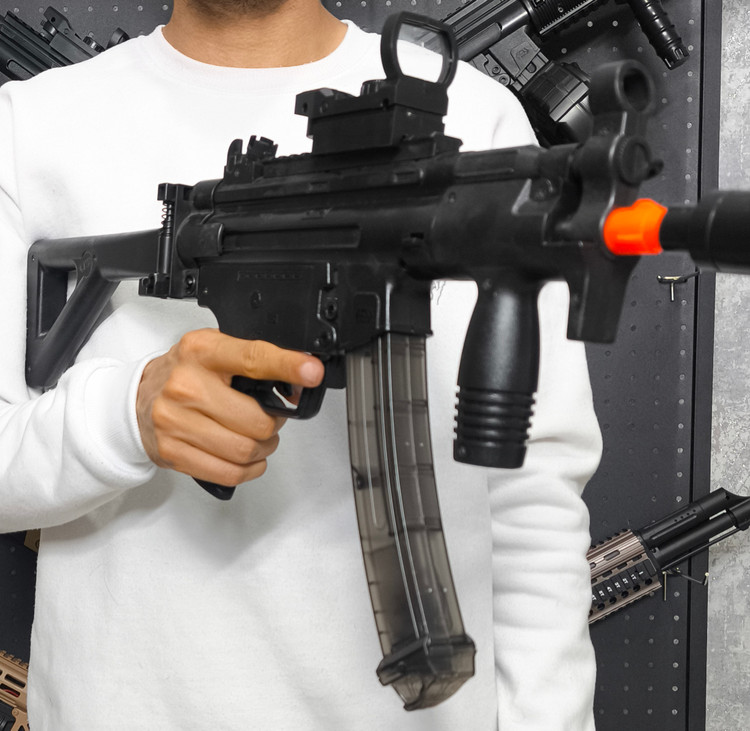 تفنگ تیر ژلهای MP5 K قنداق تاشو